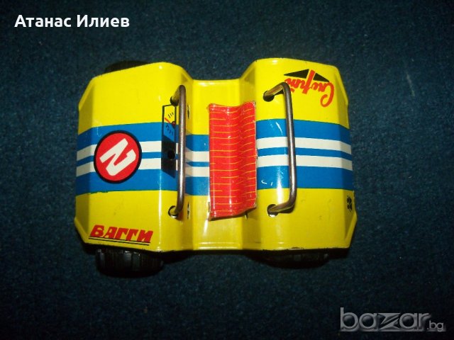 Стара ламаринена количка Бъги  играчка, снимка 5 - Коли, камиони, мотори, писти - 18227770