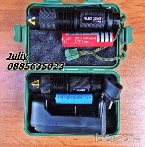 Най-малкия фенер Police - само 9 см !!!, снимка 13 - Други спортове - 6727254