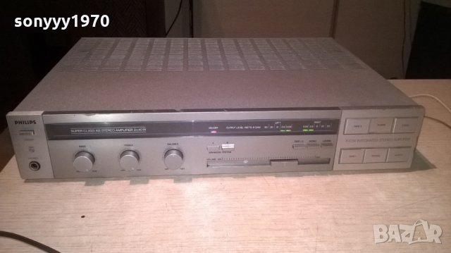 philips stereo amplifier-made in belgium-внос швеицария, снимка 4 - Ресийвъри, усилватели, смесителни пултове - 22661731