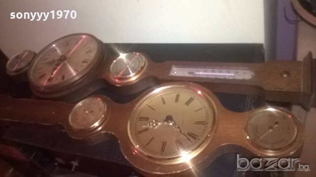 стари часовници с барометри-2бр х 165лв-внос швеицария, снимка 11 - Антикварни и старинни предмети - 19807788