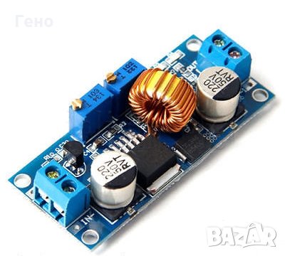 Регулируем захранващ блок XL4015 5А-ампера тес