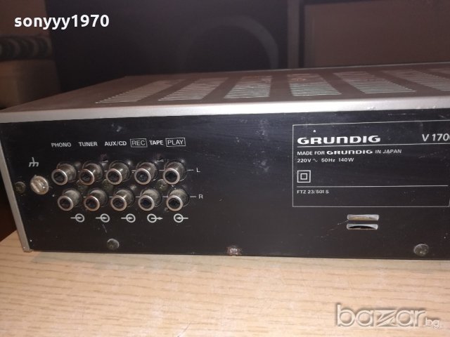 grundig v1700-amplifier-made in japan-за ремонт-внос швеицария, снимка 14 - Ресийвъри, усилватели, смесителни пултове - 20187956