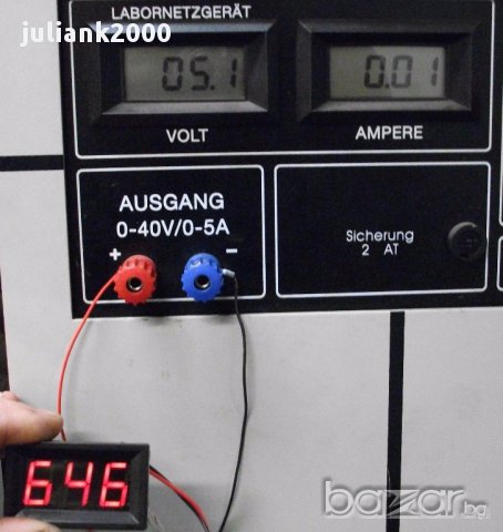 Термометър 0 до 650 градуса  захранване от 6 до 12 Волта, снимка 4 - Друга електроника - 15020367