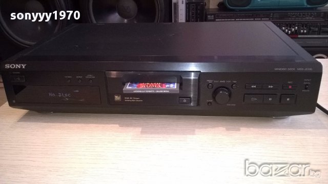 Sony mds-je330-minidisc deck-внос швеицария, снимка 4 - Ресийвъри, усилватели, смесителни пултове - 14167420