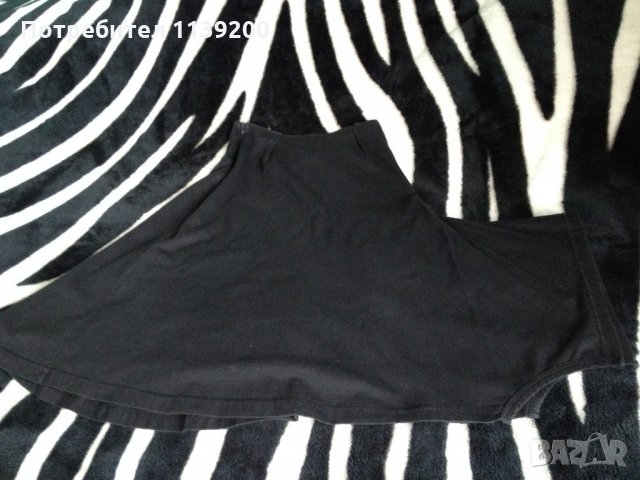 Черна пола Desigual S асиметрична, снимка 7 - Поли - 22333455