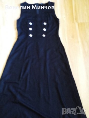 Дамска черна рокля, снимка 1 - Рокли - 22367846
