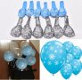  балон балони латекс сини или сиви снежинки подходящи тема Замръзнало кралство парти рожден ден