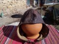 Старинна кожена Мотористка,Танкистка шапка, снимка 1 - Антикварни и старинни предмети - 24424244
