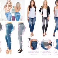 Стягащ клин имитиращ дънки Slim'n Lift Caresse Jeans , снимка 6 - Дънки - 15030218