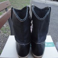 Ефектни маркови каубойски кожени дамски боти "Indigo Sport" (естествена кожа), ботуши, зимни обувки, снимка 10 - Дамски боти - 10199642
