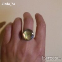 Среб.пръстен-с лабрадорит-4,61гр.-проба-925. Закупен от Германия., снимка 8 - Пръстени - 20257101