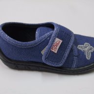 Български пантофи в синьо, снимка 2 - Бебешки обувки - 17615789