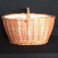 Винтидж голяма кошница, снимка 1 - Антикварни и старинни предмети - 14386475