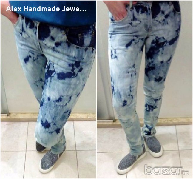 Lab industries избелени дънки, снимка 1