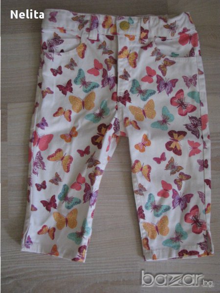 Намалени - 7/8-ми панталонки Х&М от органичен памук - размер 2-3 год - 98-104 , снимка 1
