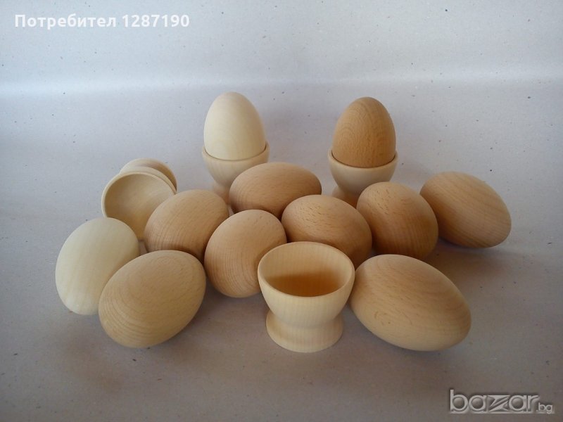 Дървени яйца, снимка 1