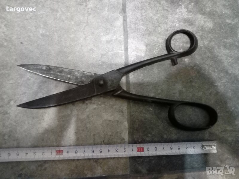 стара кожарска ножица, снимка 1