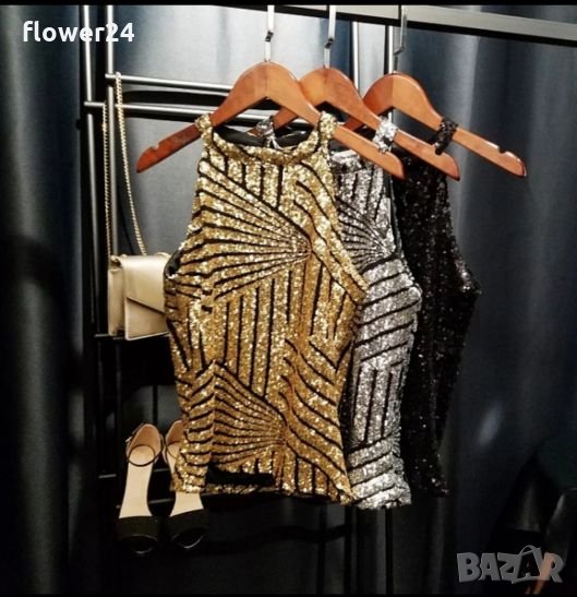 Златен топ, размер S, снимка 1