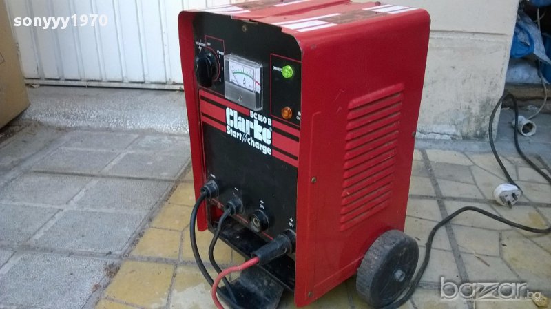 Clarke bc180 charge/boost 12/24v-180amp-внос англия, снимка 1