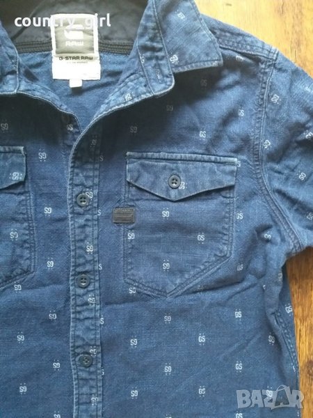 g-star tacoma shirt l/s - страхотна мъжка дънкена риза, снимка 1