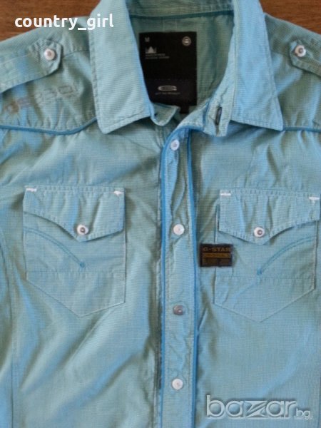 g-star midnight piping - страхотна мъжка риза, снимка 1