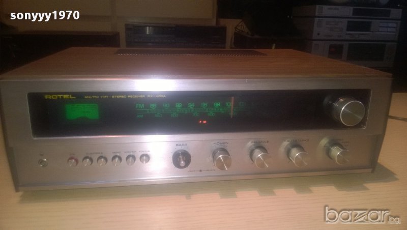 rotel rx-400a-stereo receiver-внос швеицария, снимка 1
