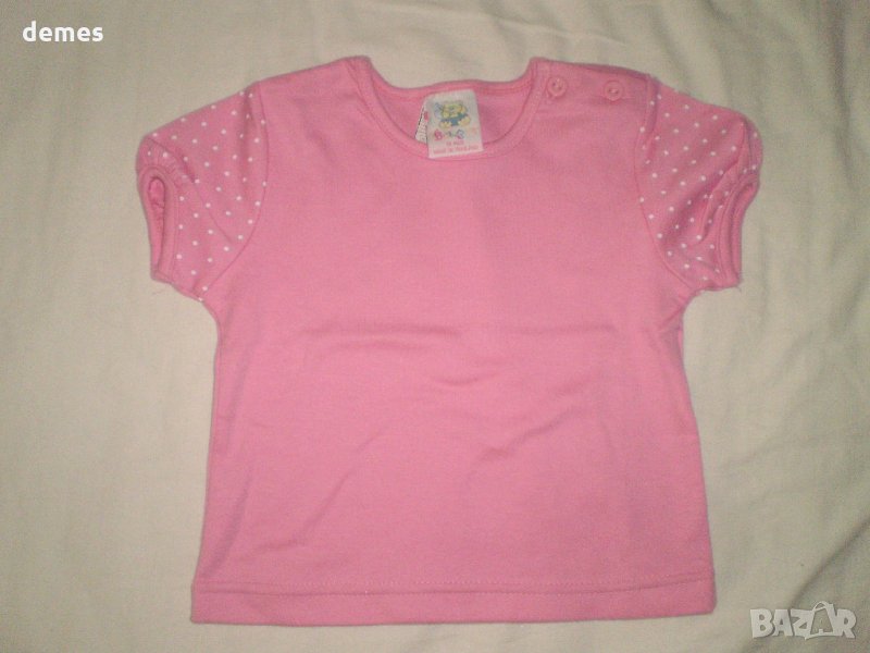  Бебешка тениска в розово за 18 месечно бебе,нова, снимка 1