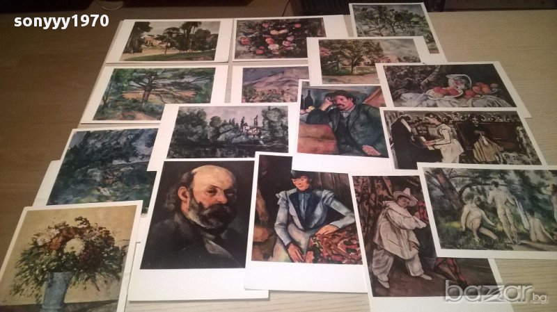 Paul cezanne-21/15см колекция от 16броя, снимка 1