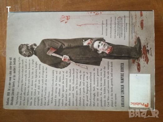 Abraham Lincoln Vampire Hunter Абрахъм Линколн Убиец на вампири, снимка 2 - Художествена литература - 22329585