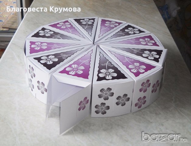 Хартиена торта, снимка 11 - Подаръци за рожден ден - 18907856