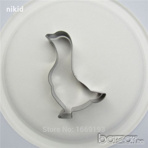 Гъска Патица Метална форма резец украса бисквитки фондан пита тесто 