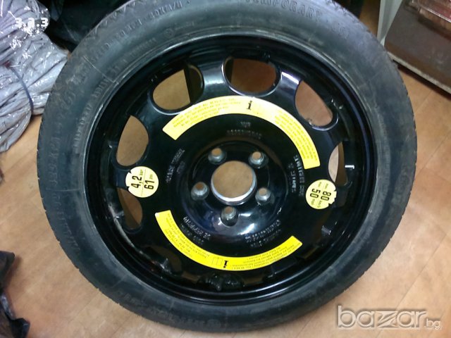 Резервна гума патерица за ауди и мерцедес 15, 16, 17, 18, 19, и 20 цола , снимка 6 - Гуми и джанти - 13534598