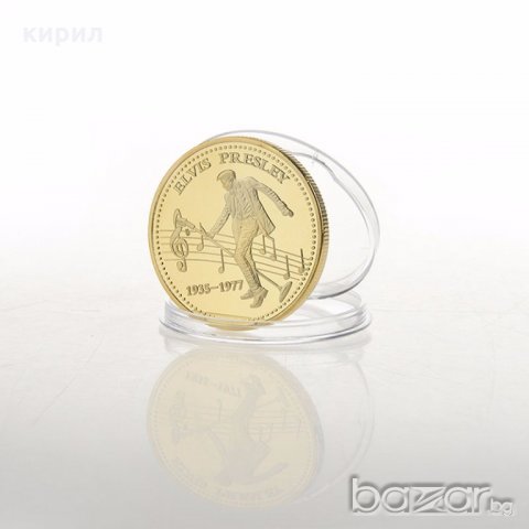 МОНЕТА ЕЛВИС ПРЕСЛИ, снимка 6 - Нумизматика и бонистика - 20264146