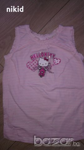 Коте Кити Хелоу Кити Hello Kitty бебешка детска рокля оригинал, снимка 1 - Детски рокли и поли - 21242222