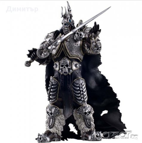 Статуетка ''World of Warcraft'' Lich King Arthas - Артас Уаркрафт фигура, снимка 4 - Други - 17809681