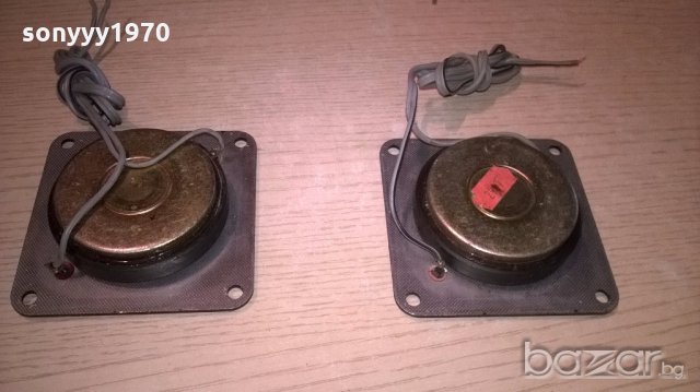 говорители-високочестотни-2броя 9.5х9.5см-внос швеицария, снимка 5 - Ресийвъри, усилватели, смесителни пултове - 18736905