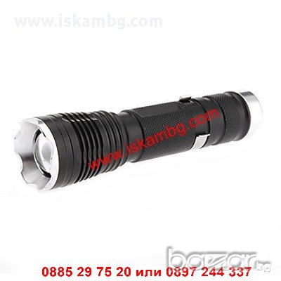 Cree Led Фенер Т6 - 12 см. - код 1835, снимка 1 - Екипировка - 12392109