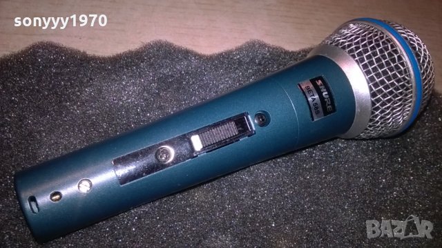 shure beta sm58s-mic-вокален-внос швеицария, снимка 3 - Микрофони - 24208879
