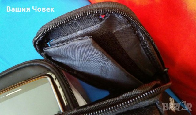 Чантичка за колело + място за телефона или GPS, снимка 6 - Спортна екипировка - 21901785
