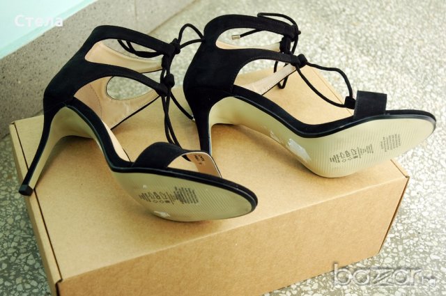 DOROTHY PERKINS елегантни дамски сандали, нови, с кутия, черни, снимка 7 - Сандали - 18642991