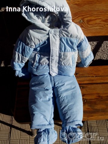 Mothercare яке за зима с ръкавички + грейка с ботушки , снимка 6 - Бебешки якета и елеци - 19813182