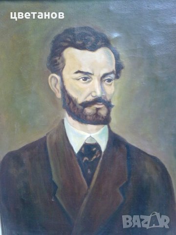  Голяма Маслена Картина, снимка 2 - Антикварни и старинни предмети - 22222309