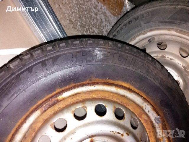 Резервна гума с джанта Michelin  1 бр. 145/80/R13 за Opel Corsa B , снимка 5 - Гуми и джанти - 22751885