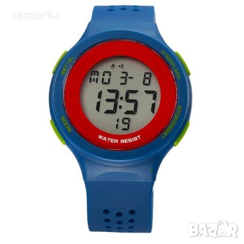 Нов дамски спортен часовник много функции синьо червено зелено Synoke, снимка 1 - Дамски - 23410425