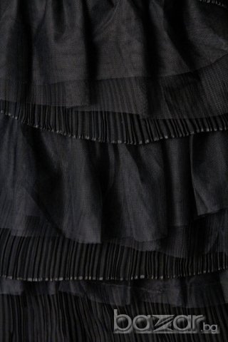 Черна рокля с едно рамо, снимка 3 - Рокли - 7068371