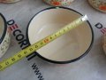 Сервиз метални емайлирани  купи, снимка 4