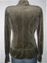 Актуално сако тип блузка ”Essentiel” Antwerp / зелено еластично кадифе, снимка 8
