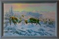 Северни елени, картина за ловци, снимка 1 - Картини - 19728286