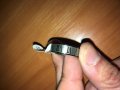 Стилен пръстен медицинска стомана с римски цифри, снимка 1 - Пръстени - 24698728