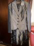Дамски официален костюм 3 части с блуза, снимка 1 - Костюми - 24631190